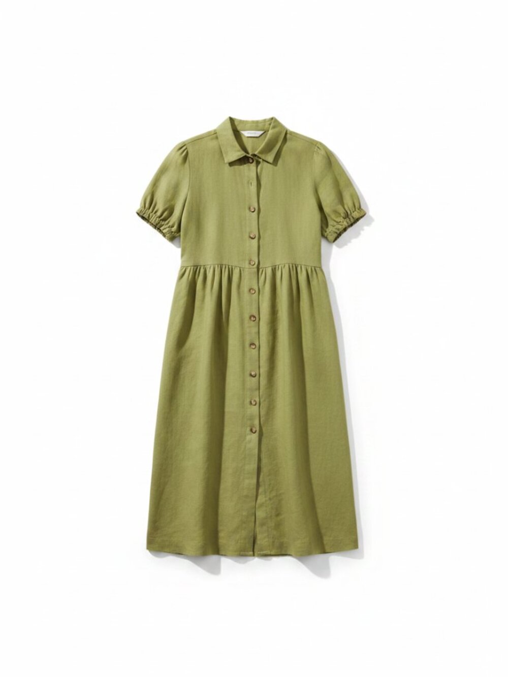 🌿 Aritzia Wilfred "Écoulement" 100% Linen Midi Shirt Dress 🌿